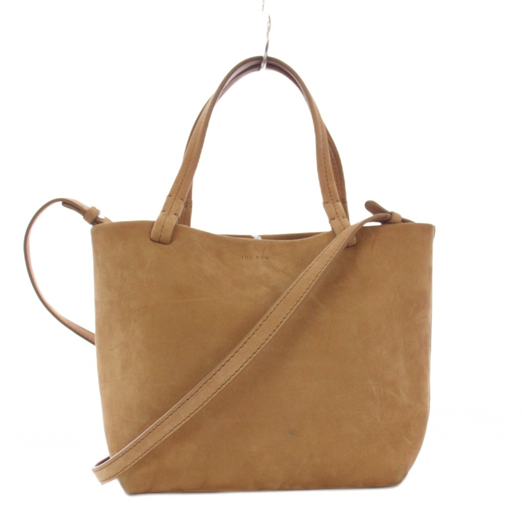 【中古】ザロウ THE ROW Park Tote small トートバッグ ハンドバッグ ショルダーバッグ 2WAY スエード 茶 /KH レディース 【ベクトル 古着】 260121