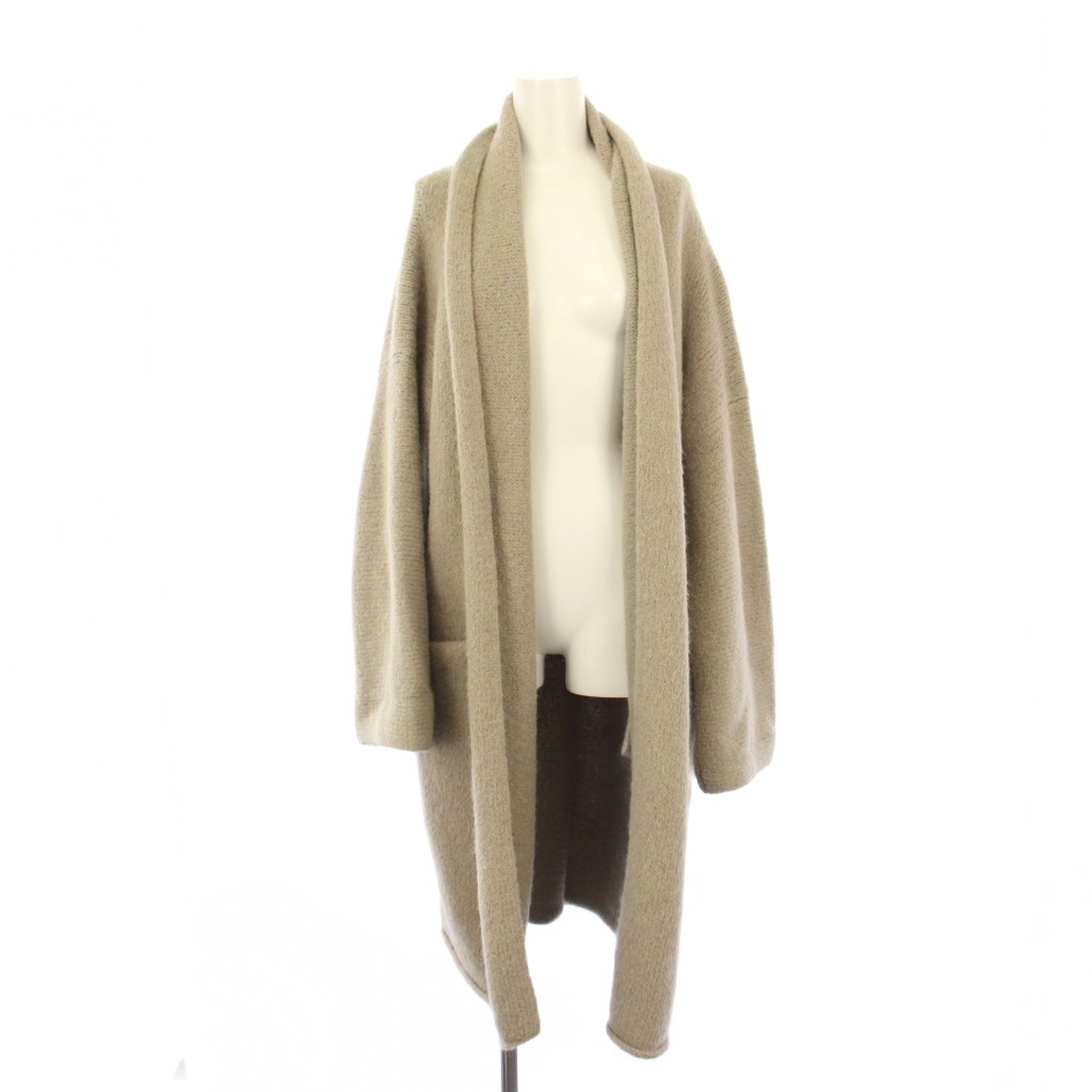 【中古】ドゥーズィエムクラス DEUXIEME CLASSE LAUREN MANOOGIAN 21SS SHORT SHAWL GAWN ショートショールガウン 編み物ジレー 長袖 S ベージュ 21080510000310 /KH レディース 【ベクター 古着】 260130
