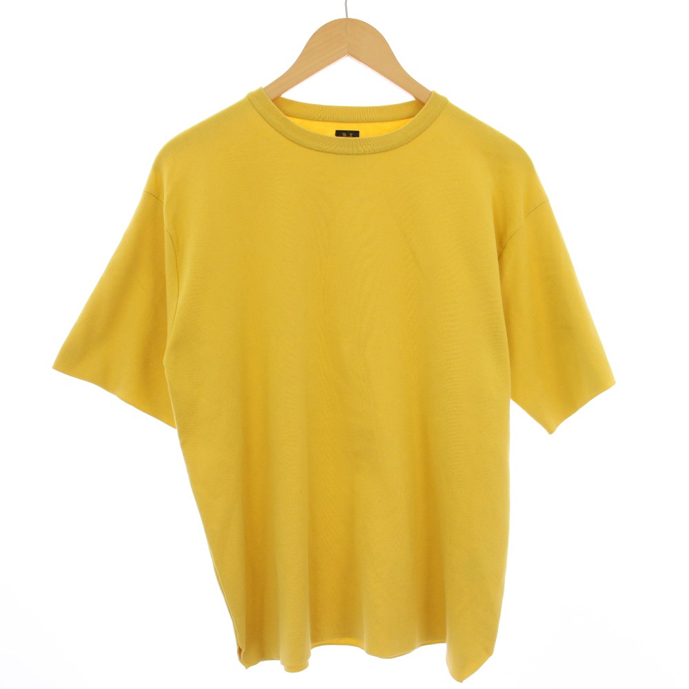 【中古】バトナー BATONER スーピマコットンスムースT/32GスムースT Tシャツ カットソー 半袖 2 黄 BN-18SM-022 /TK メンズ 【ベクトル 古着】 260202