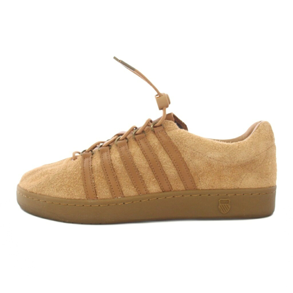 【中古】エンジニアードガーメンツ Engineered Garments K-SWISS CLASSIC GT クラシックGT ローカットスニーカー レザー スエード 切替 US10 28cm 茶 ブラウン /BB メンズ 【ベクトル 古着】 260201
