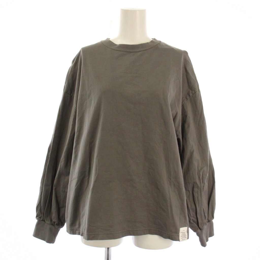 【中古】ハイク HYKE 24SS LONG-SLV TEE/BIG FIT 6.5OZ Tシャツ カットソー 長袖 クルーネック 1 グレー 12379 /BM レディース 【ベクトル 古着】 260204