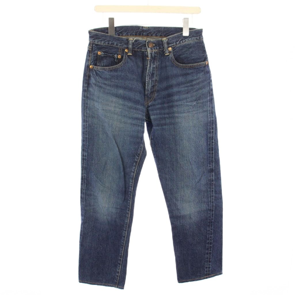 【中古】ウエアハウス WAREHOUSE 2ND-HAND デニム パンツ ジーンズ ストレート USED WASH W31 ブルー Lot 1105 /TK メンズ 【ベクトル 古着】 260206