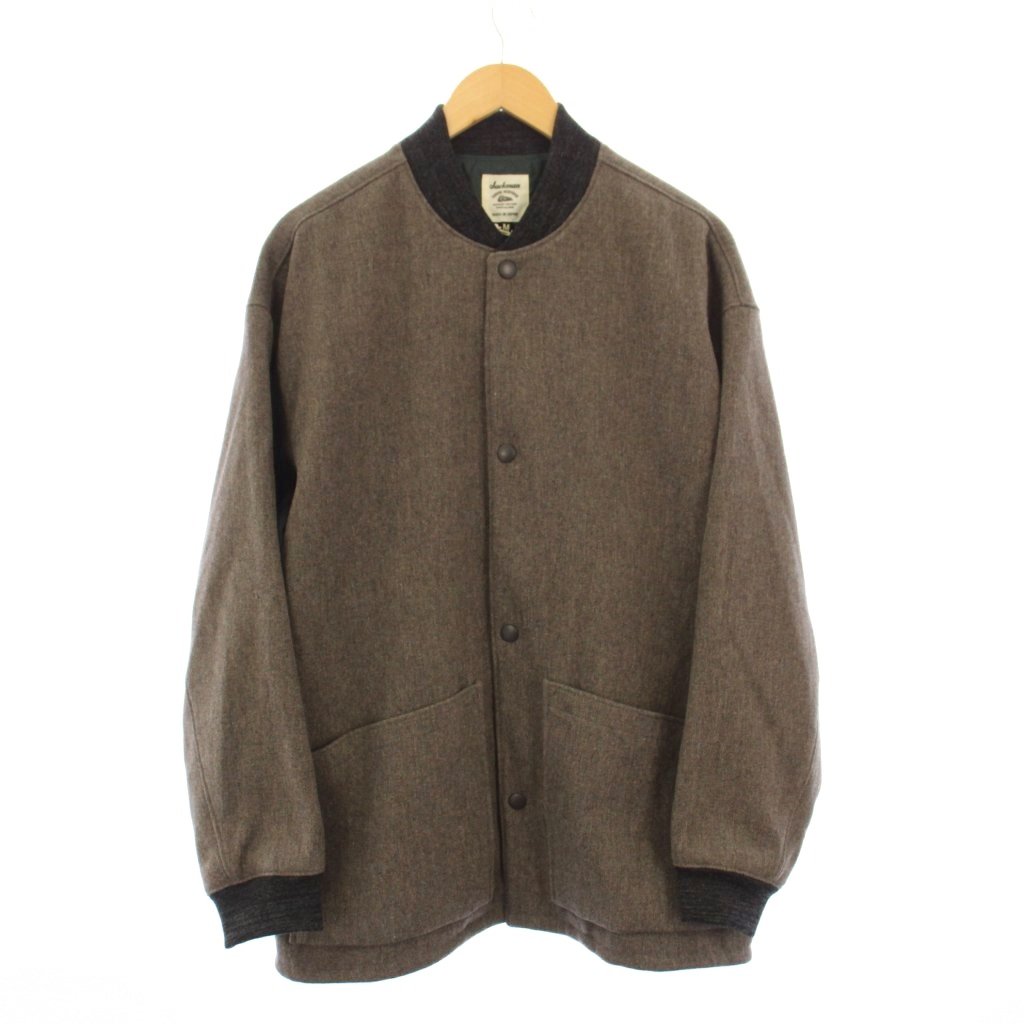 【中古】未使用品 ジャックマン Jackman タグ付き Melton Award Jacket メルトンアワードジャケット ブルゾン M 茶 JM8380 /KH メンズ 【ベクトル 古着】 260210
