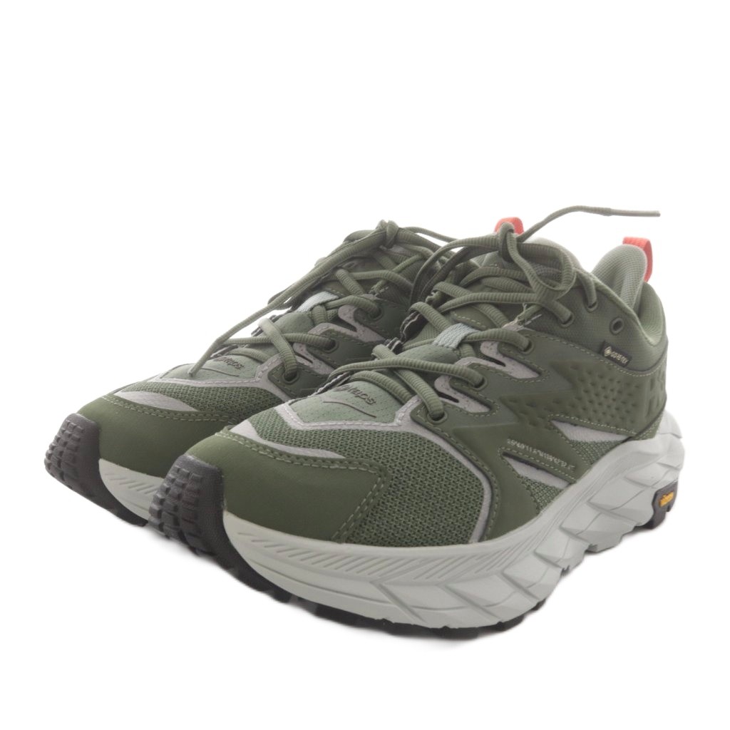 【中古】ホカオネオネ HOKA ONE ONE スニーカー シューズ US7.5 25.5cm 緑 グリーン FE1224B /AN21 メンズ 【ベクトル 古着】 260207｜ブランド古着ベクトルプレミアム店