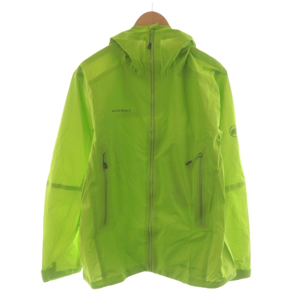 【中古】未使用品 マムート MAMMUT Masao Light HS Hooded Jacket マウンテンパーカー L 黄緑 長袖 1010-25980 /AN17 メンズ 【ベクトル 古着】 260212|ブランド古着ベクトルプレミアム店