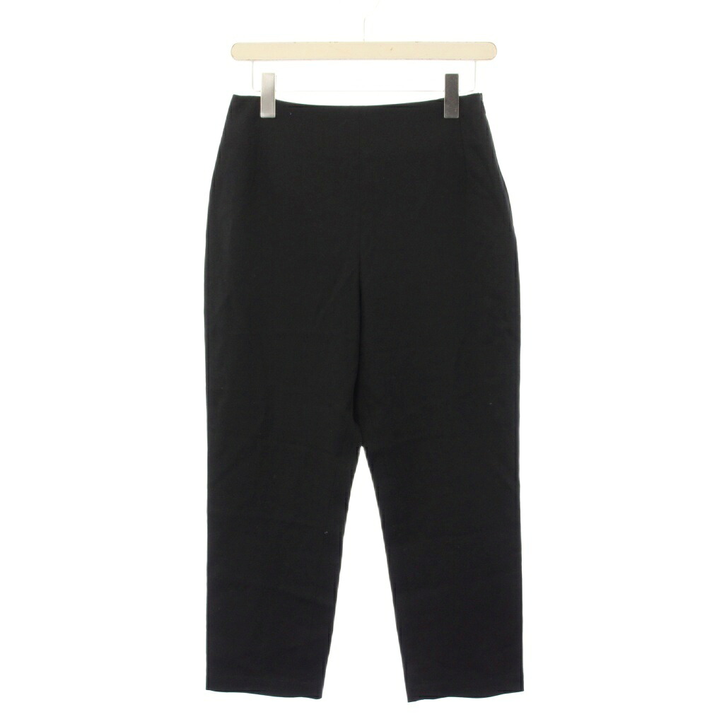 【中古】ヨウジヤマモト YOHJI YAMAMOTO スラックスパンツ ワンカラー 無地 ウール 3 黒 ブラック /BB レディース 【ベクトル 古着】 260212
