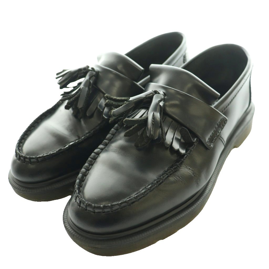 【中古】御医者さんマーチン DR.MARTENS エイドリアン ADRIAN タッセルローファー モカシン フリンジ UK4 黒 黒いこと /SS ■os レディース 【ベクター 古着】 260213
