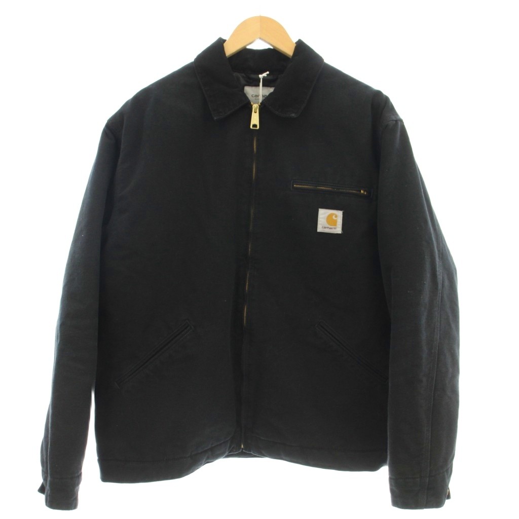 【中古】未使用品 カーハート carhartt 24AW OG DETROIT JACKET ダックジャケット 中綿 L 黒 ブラック I027358-24F /☆G メンズ 【ベクトル 古着】 260225