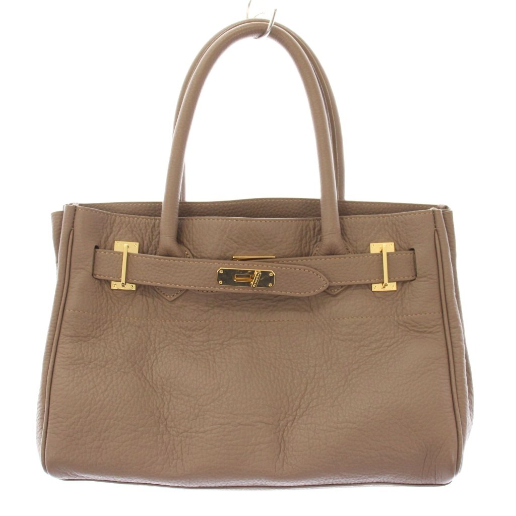 【中古】シータパランティカ sita parantica TOTE-1M トートバッグ ハンドバッグ レザー ワンカラー グレージュ /BB レディース 【ベクトル 古着】 260220