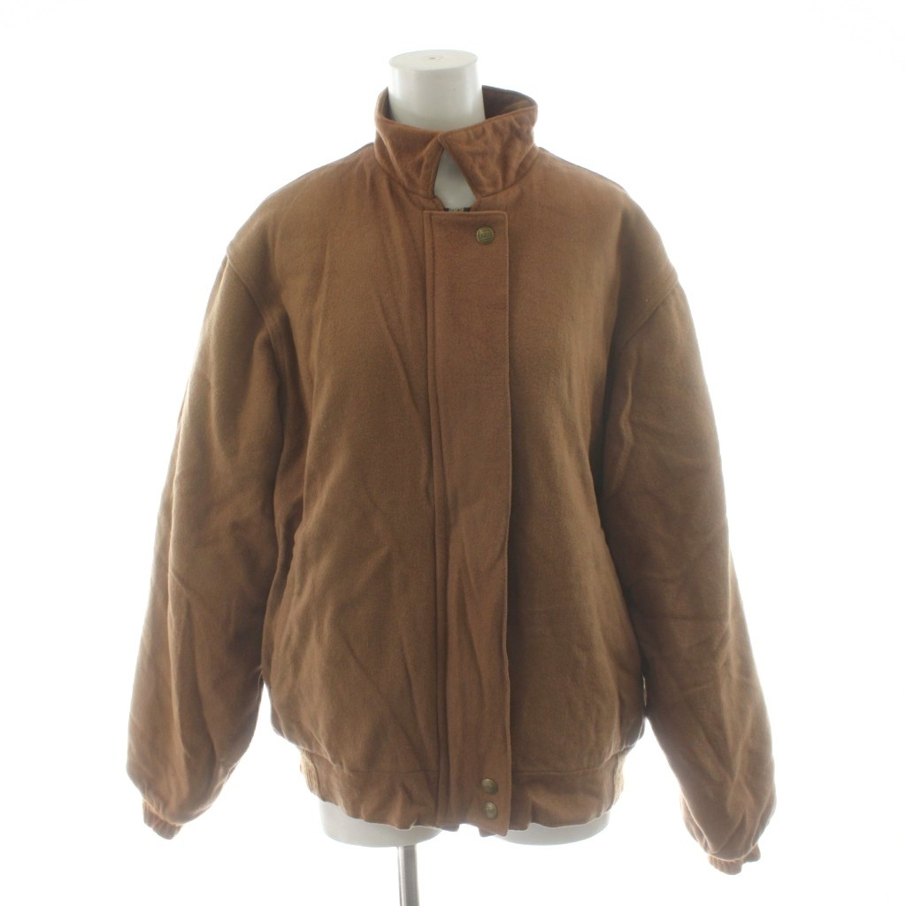 【中古】エルエルビーン L.L.BEAN 80s Made in USA 中綿ジャケット ウール アウター M 茶 ブラウン /AN48 レディース 【ベクトル 古着】 260224