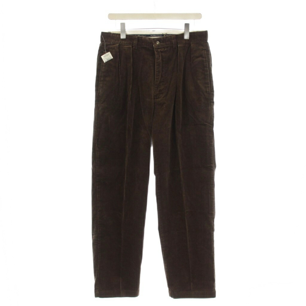 【中古】未当て嵌める品 ポロ ラルフローレン POLO RALPH LAUREN 00s CORDS コール天ズボン下 32 茶 /KH メンズ 【ベクター 古着】 260226