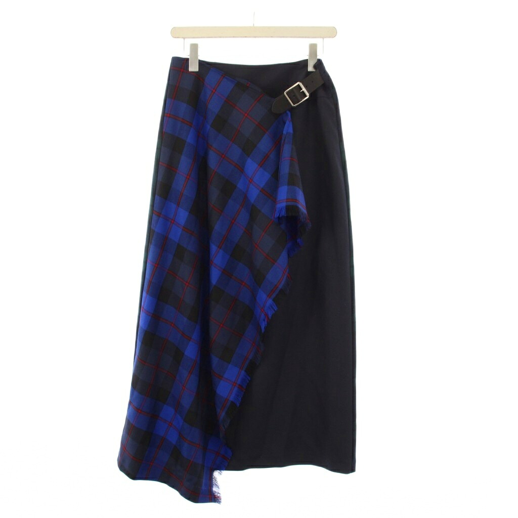【中古】オニール オブ ダブリン O'NEIL OF DUBLIN 19AW ラップスカート ロング チェック切替 I42 紺 32059505009 /KH レディース 【ベクトル 古着】 260223 13,962円