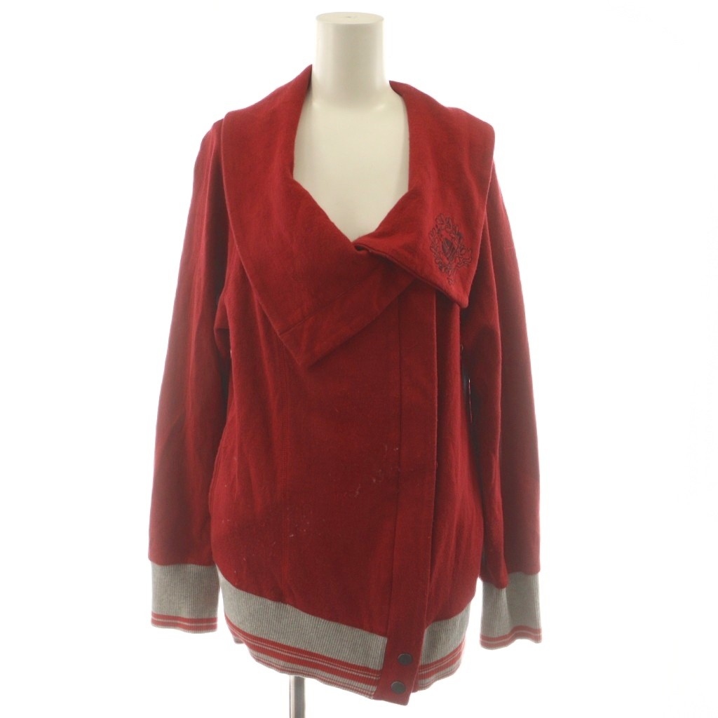 【中古】ヴィヴィアンウエストウッドレッドレーベル Vivienne Westwood RED LABEL オーブ 編み物上衣 刺しゅう 3 赤 赤いこと 16-03-352015 /AN79 レディース 【ベクター 古着】 260225