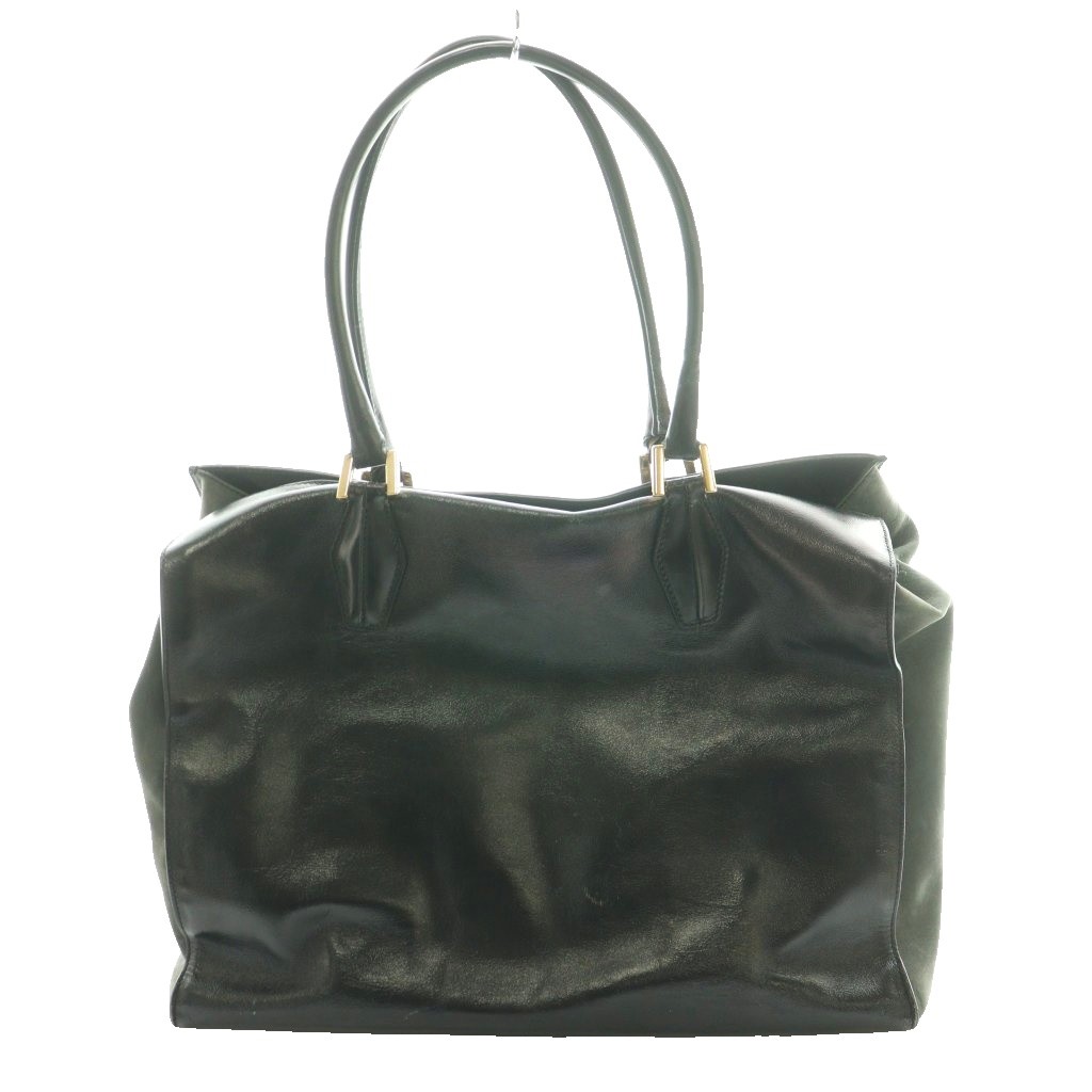 【中古】トッズ TOD\u0027S ブラックレザートートバッグ 黒 黒いこと /SS ■os レディース 【ベクター 古着】 260226 バッグ-トートバッグ-レディースバッグ