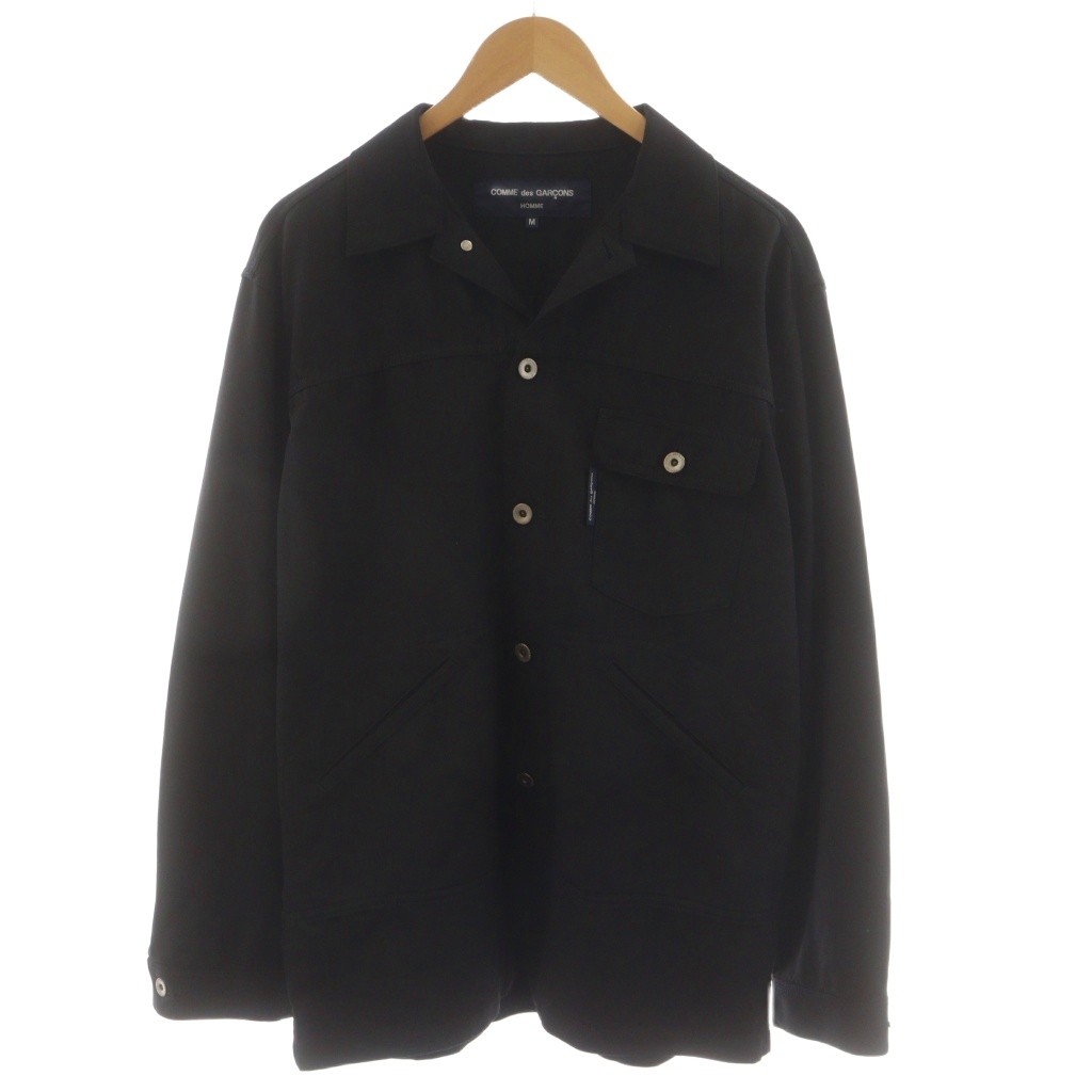 【中古】コムデギャルソンオム COMME des GARCONS HOMME AD2020 ジャケット ウール M 黒 ブラック HG-J002 /AN34 メンズ 【ベクトル 古着】 260225