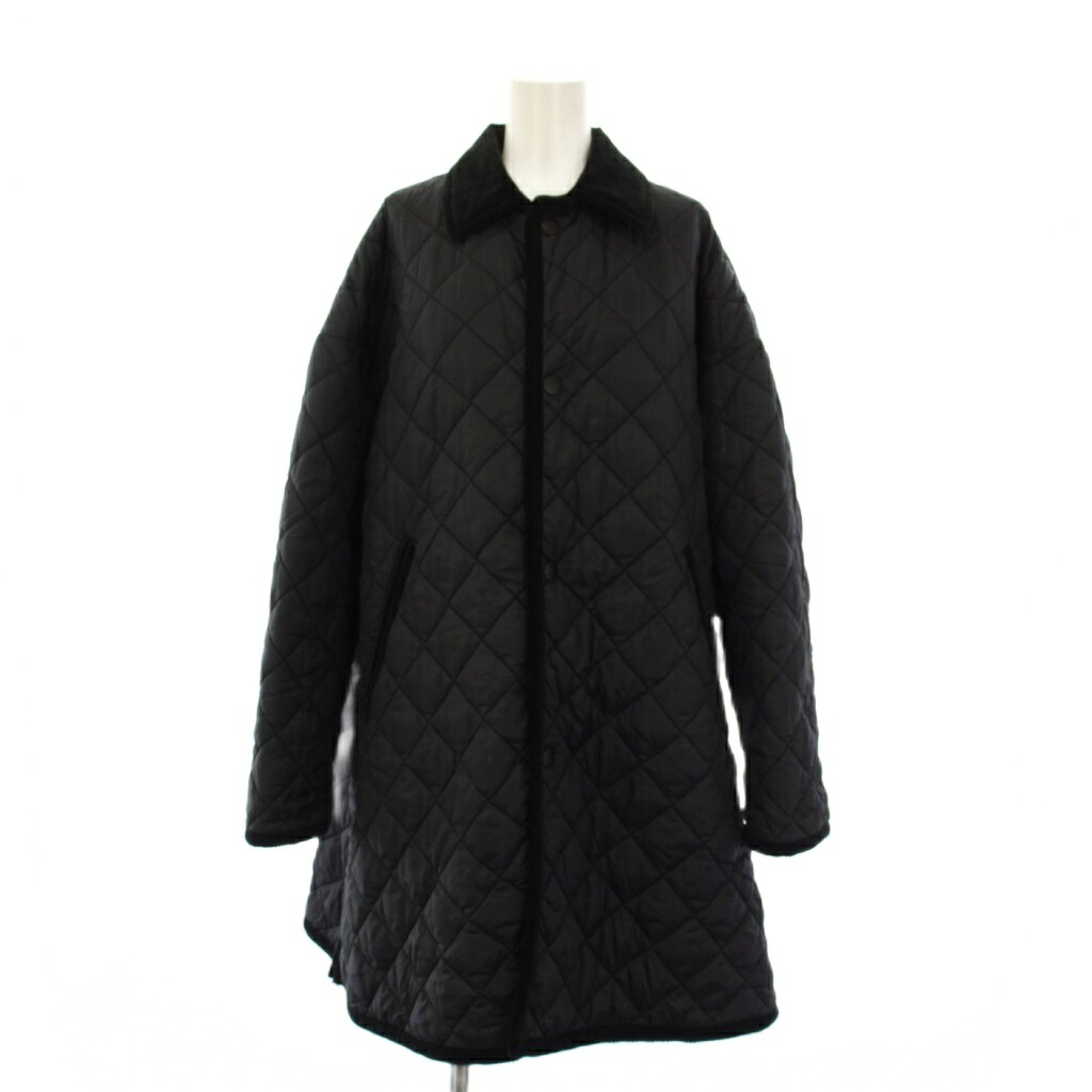 【中古】シンゾーン Shinzone 別注 COUNTRY COAT キルティングコート ステンカラー F 黒 21AMSC011 /KH レディース 【ベクトル 古着】 260226｜ブランド古着ベクトルプレミアム店