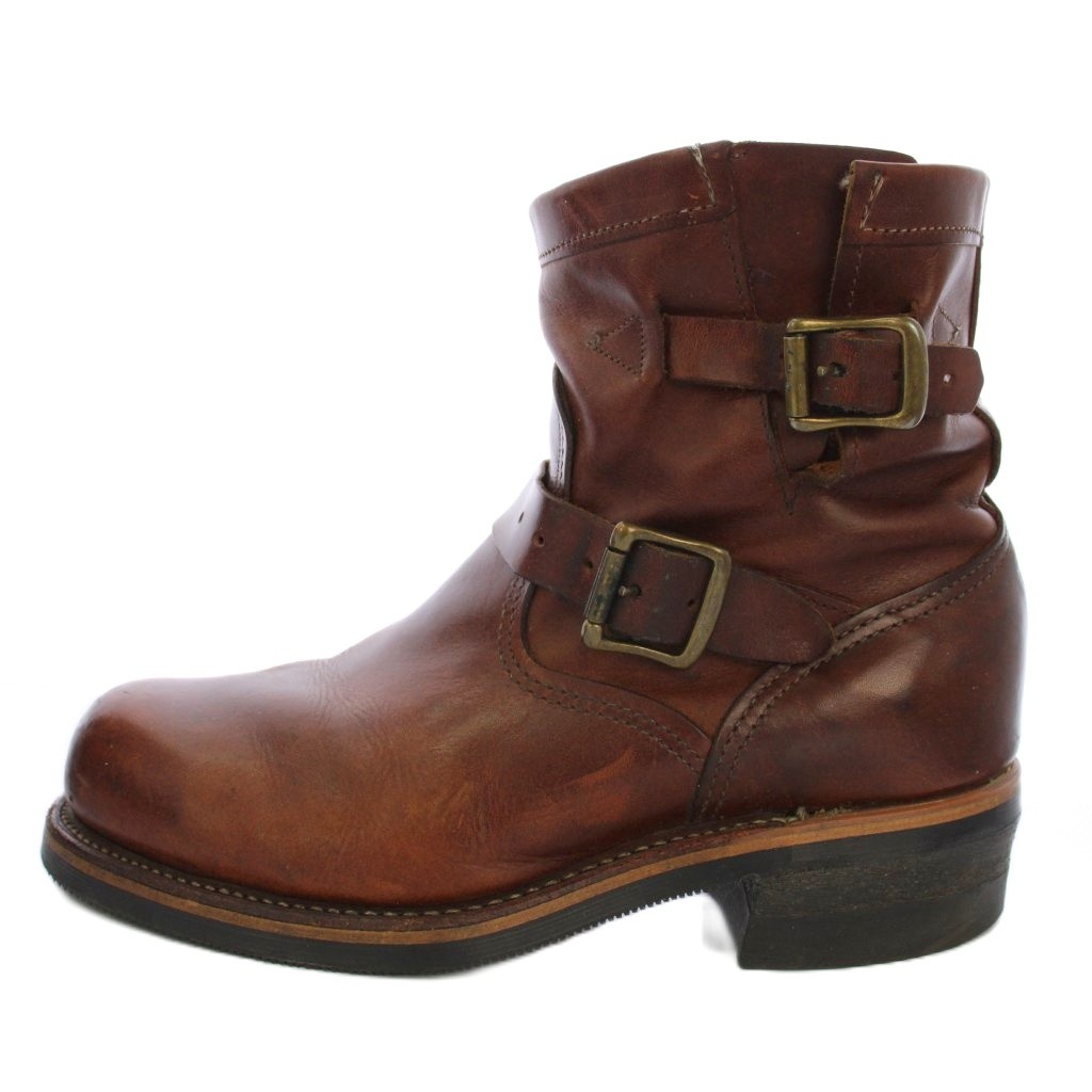 【中古】チペワ CHIPPEWA タンレネゲート エンジニアブーツ ショートブーツ レザー 7E ブラウン 91065 /BM メンズ 【ベクトル 古着】 260304