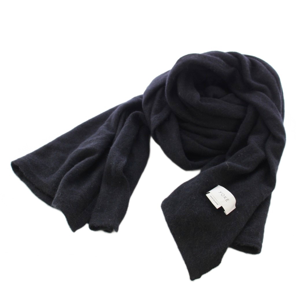 【中古】ヨーク YOKE 消音装置 袈裟 アルパカ 羊毛 F 黒 YK18AW0008A /TK メンズ 【ベクター 古着】 260306