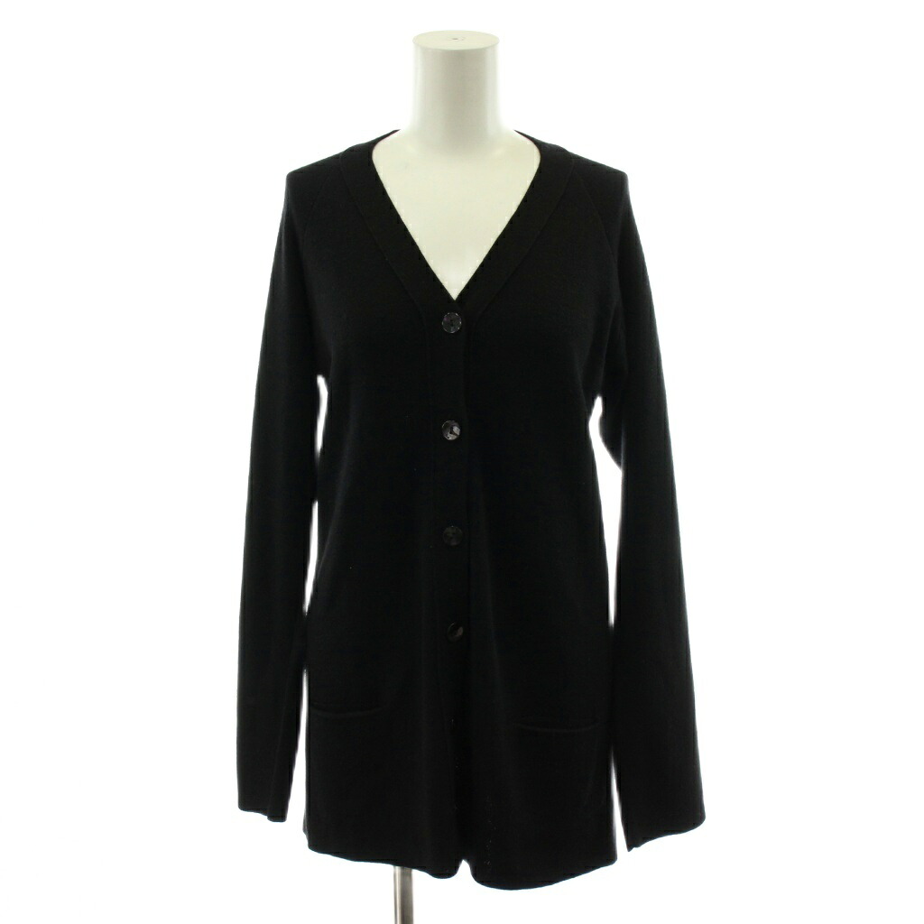 【中古】ジャンポールゴルチエ ファム Jean Paul GAULTIER FEMME カーディガン ウール 40 黒 ブラック CKRYGBA0927 /AN24 レディース 【ベクトル 古着】 260317