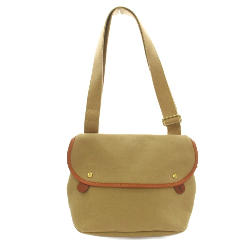 【中古】ブレディエイボン brady AVON ショルダーバッグ 帆布 ベージュ /☆G レディース 【ベクター 古着】 260402