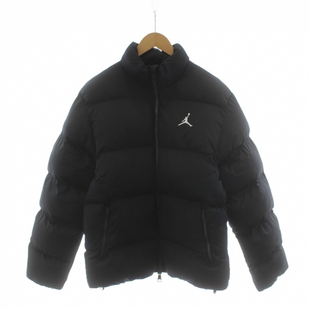 【中古】ナイキ NIKE エッセンシャルポリパファージャケット 中綿上衣 ロゴタイプ アウター ナイロン M 黒 黒いこと FB7332-010 /AN18 メンズ 【ベクター 古着】 260311