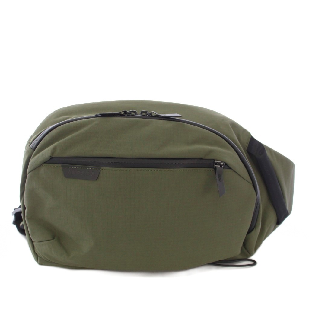 【中古】アルパカ ALPAKA メトロクロスボディバッグ ショルダーバッグ カーキ /TK メンズ 【ベクトル 古着】 260319