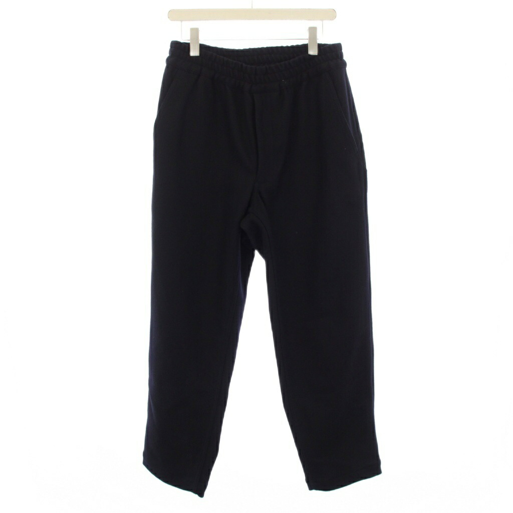 【中古】サンリミット Sans limite 伸ばすことメルトン GOMME PANTS イージーパンツ ジップフライ 絨毛 1 黒 W2103072 /BM メンズ 【ベクター 古着】 260311 ズボン・パンツ-メンズファッション