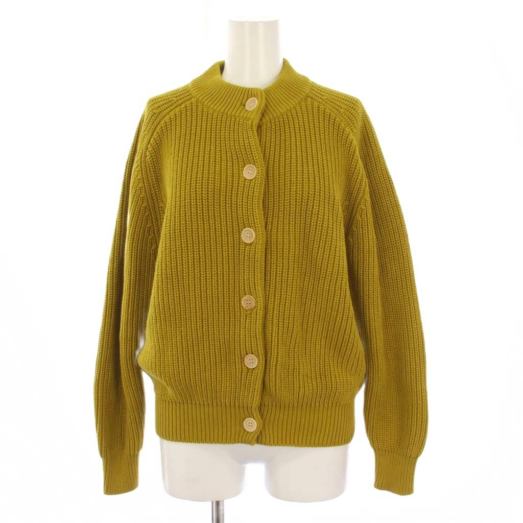 【中古】デミー バイ デミリー DEMY BY DEMYLEE ニット カーディガン 長袖 XS マスタード /BM レディース 【ベクトル 古着】 260317