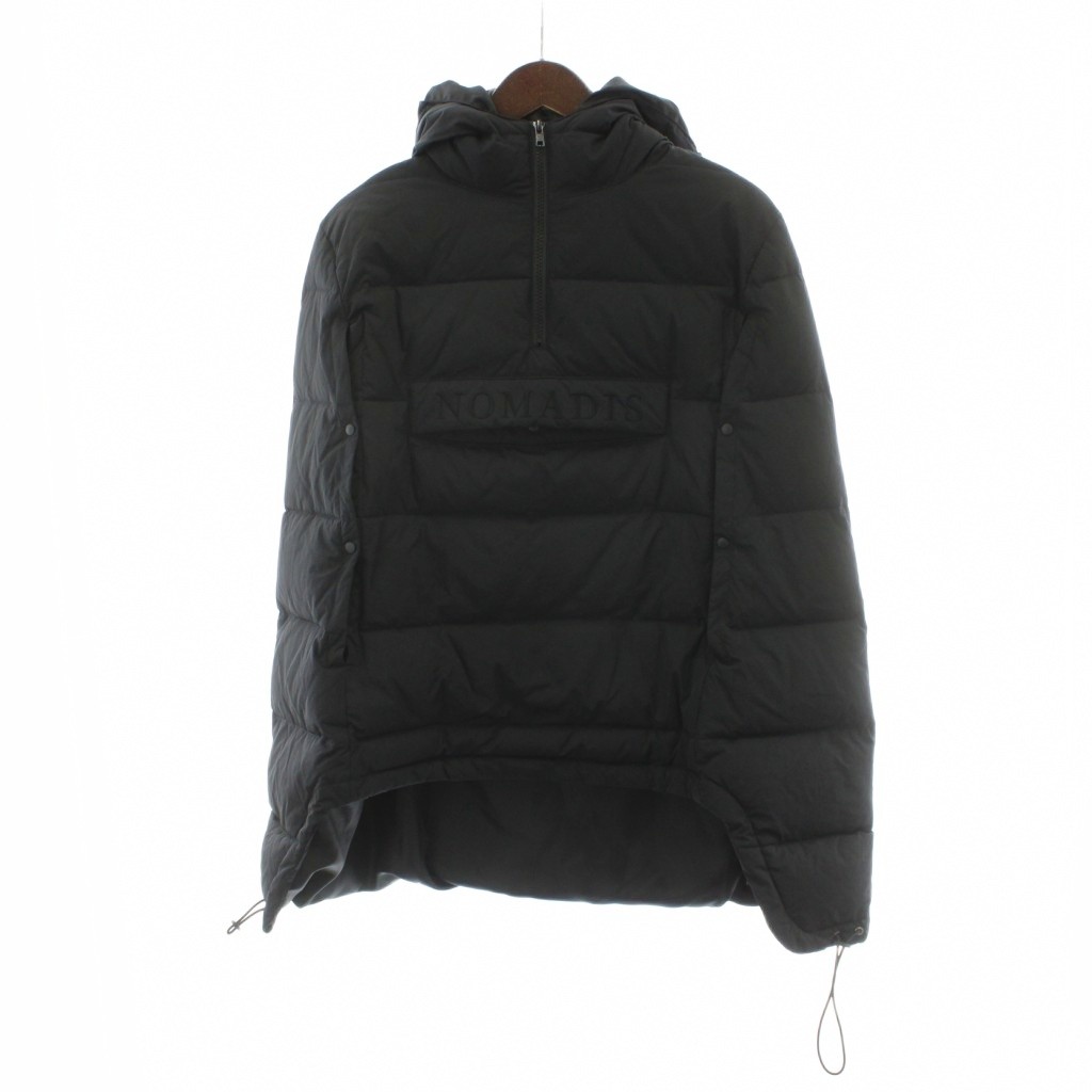 【中古】ノマディス NOMADIS ×UNITED ARROWS 23AW 中綿 ポンチョ FREE 黒 ブラック 袖無し 無地 ハーフジップ N508-00-09 /GG レディース 【ベクトル 古着】 260314