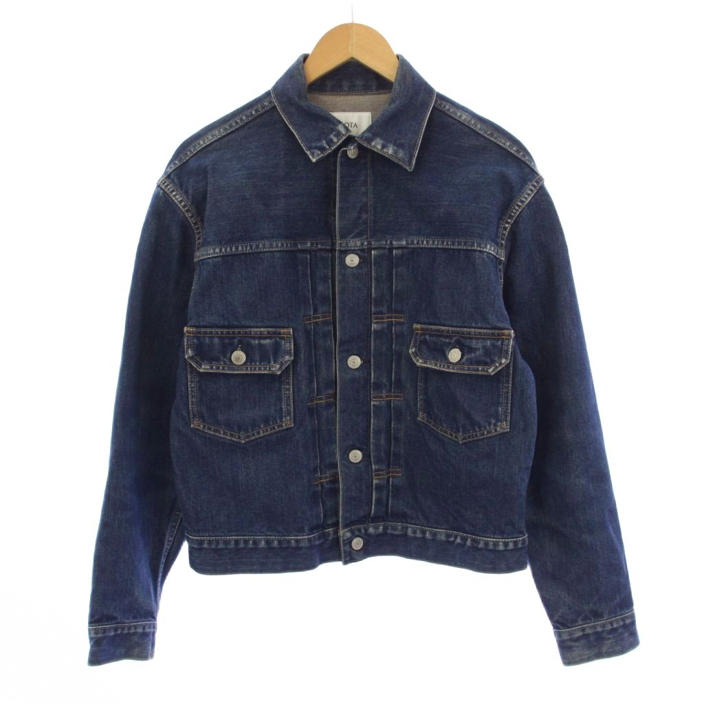 【中古】シオタ CIOTA 2nd type インディゴ スビンコットン 13.5oz デニムジャケット Gジャン ジージャン 40 JKLM-102M /BM メンズ 【ベクトル 古着】 260317