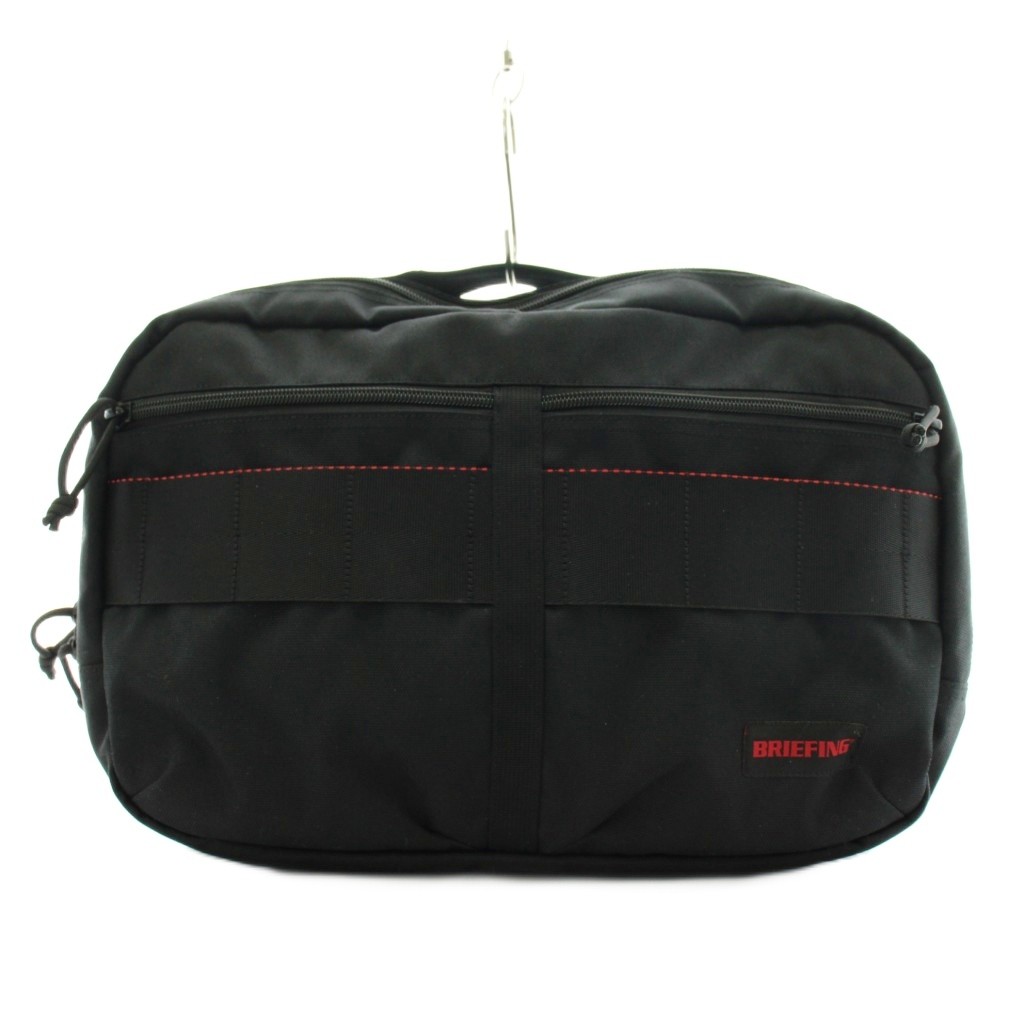 【中古】ブリーフィング BRIEFING 別注 2WAY ボディバッグ ウエストバッグ 黒 ブラック /AN17 メンズ 【ベクトル 古着】 260319