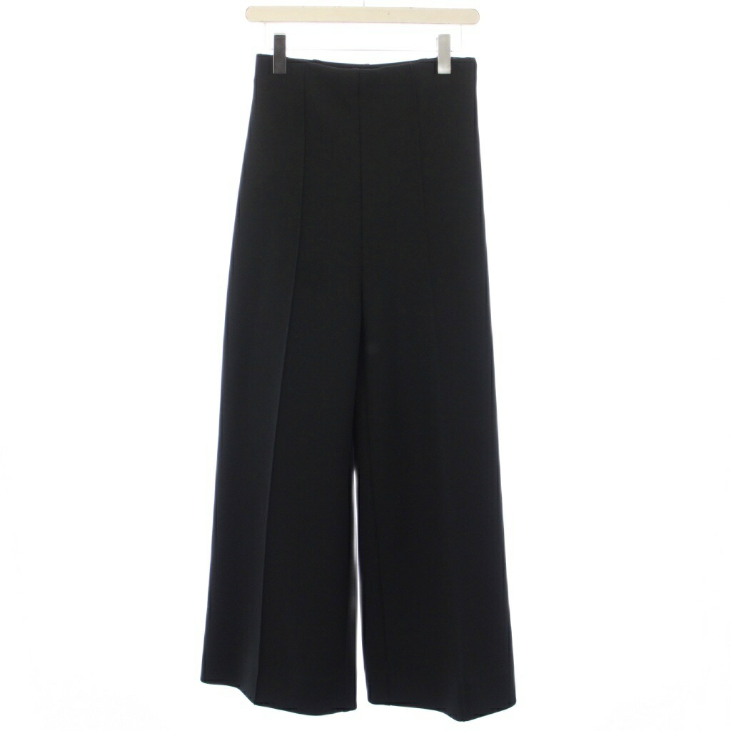【中古】ヨリ yori シロコン shirocon ハイウエストハイストレッチパンツ イージーパンツ スラックス 38 黒 SC12-24003SP /TK レディース 【ベクトル 古着】 260320