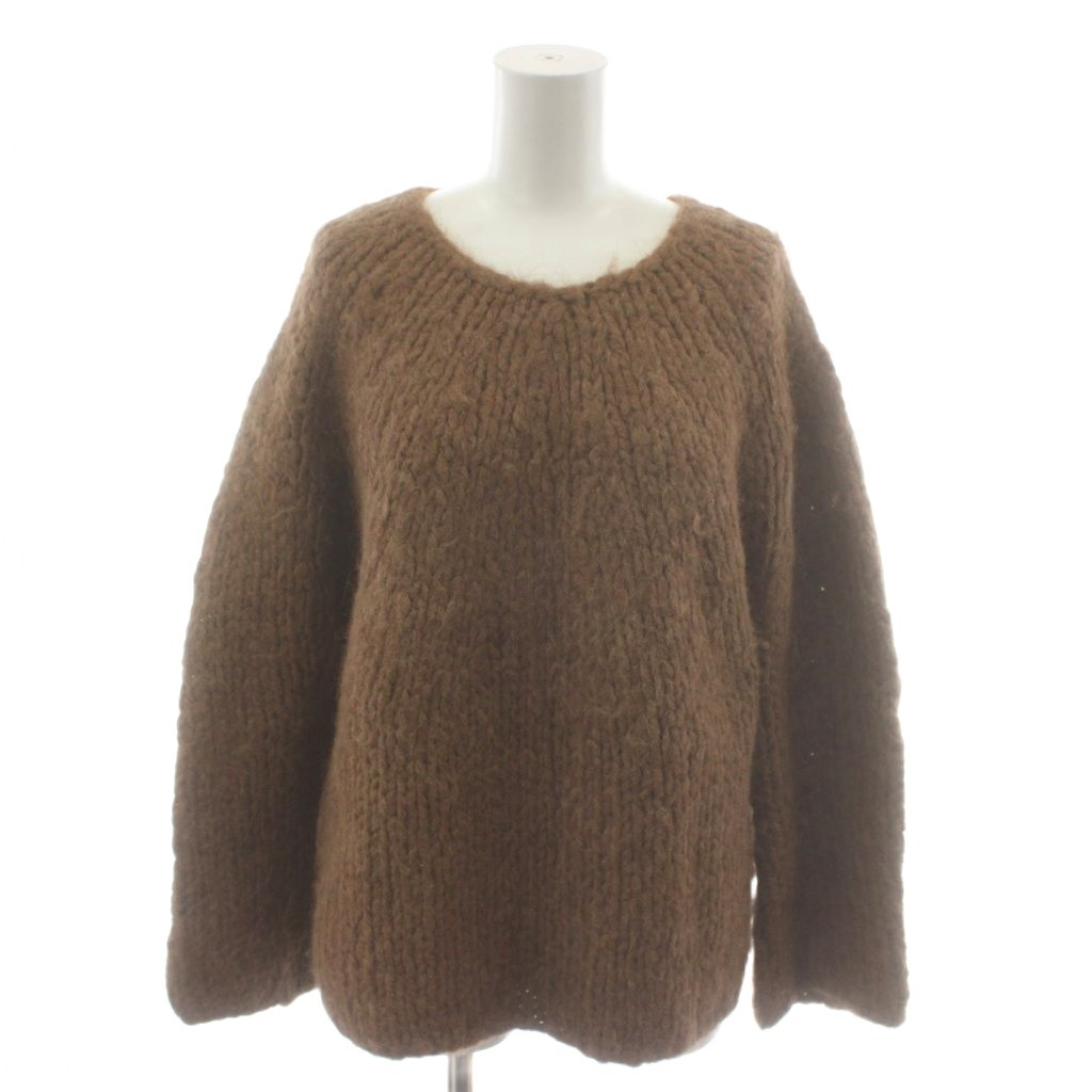 【中古】イレーヴ YLEVE ニット セーター 長袖 アルパカ F 茶 ブラウン 168-8260043 /RR レディース 【ベクトル 古着】 260323