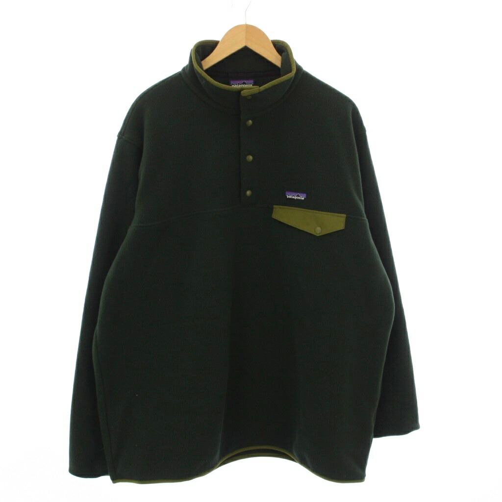 【中古】パタゴニア Patagonia 25AW Lightweight Synchilla Snap-T フリースジャケット XXL 緑 25551FA25 /BM メンズ 【ベクター 古着】 260326