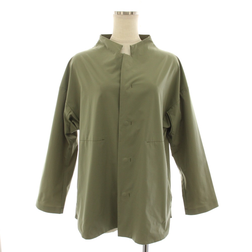 【中古】プランテーション plantation デサント DESCENTE パッカブルタフタジャケット ノーカラージャケット アウター M カーキ PL11FD165 /YT レディース 【ベクトル 古着】 260330 9,424円