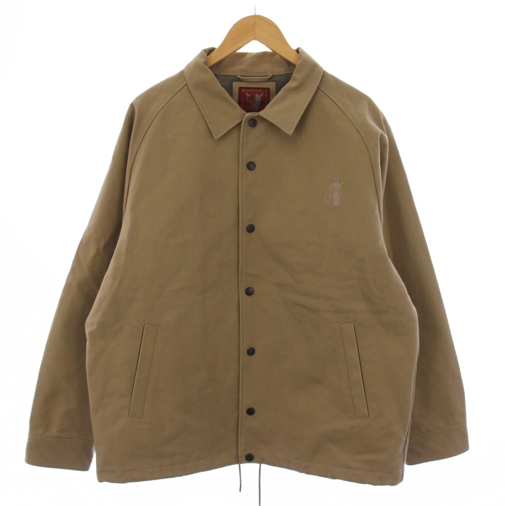 【中古】RZD × REI OMORI コーチジャケット L ベージュ 2509LK100543 /BM メンズ 【ベクトル 古着】 260326