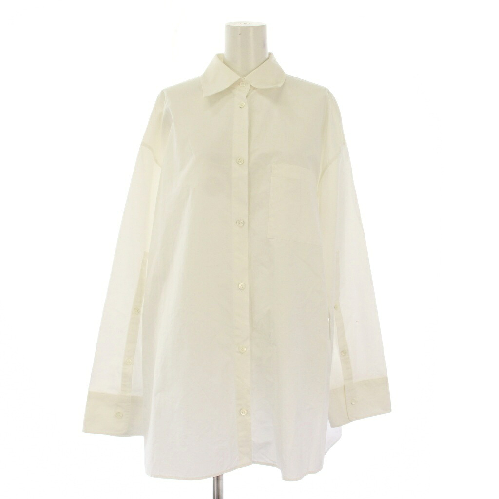 【中古】ドゥーズィエムクラス DEUXIEME CLASSE エブリデイアイライク EVERYDAY I LIKE 23AW ビッグシャツ ブラウス 長袖 F 白 23050500802030 /BM レディース 【ベクトル 古着】 260325｜ブランド古着ベクトルプレミアム店