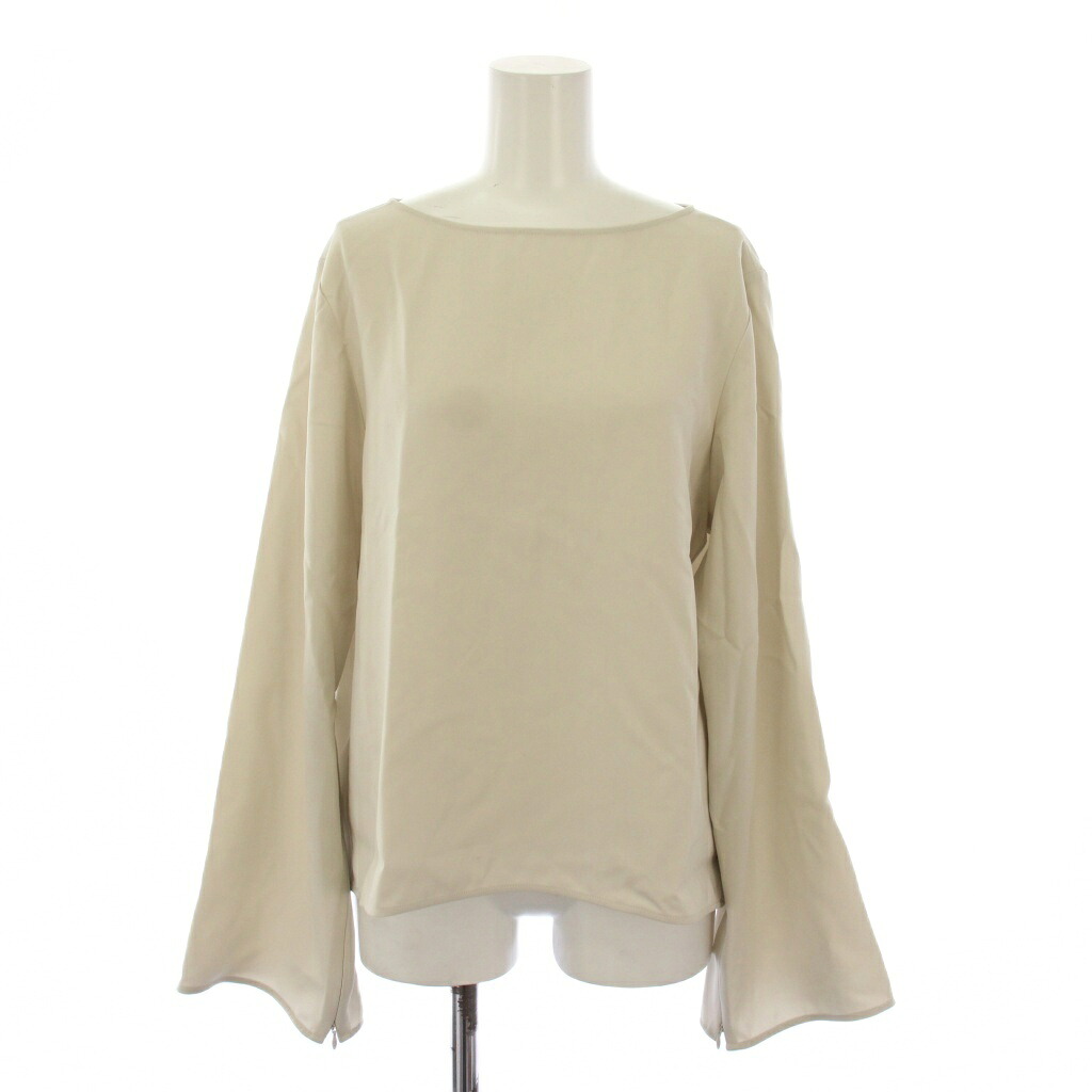 【中古】未使用品 ドゥーズィエムクラス DEUXIEME CLASSE エブリデイアイライク EVERYDAY I LIKE 25SS Sofia ジップスリーブ ブラウス シャツ 長袖 F ベージュ 25051500801010 /BM レディース 【ベクトル 古着】 260326