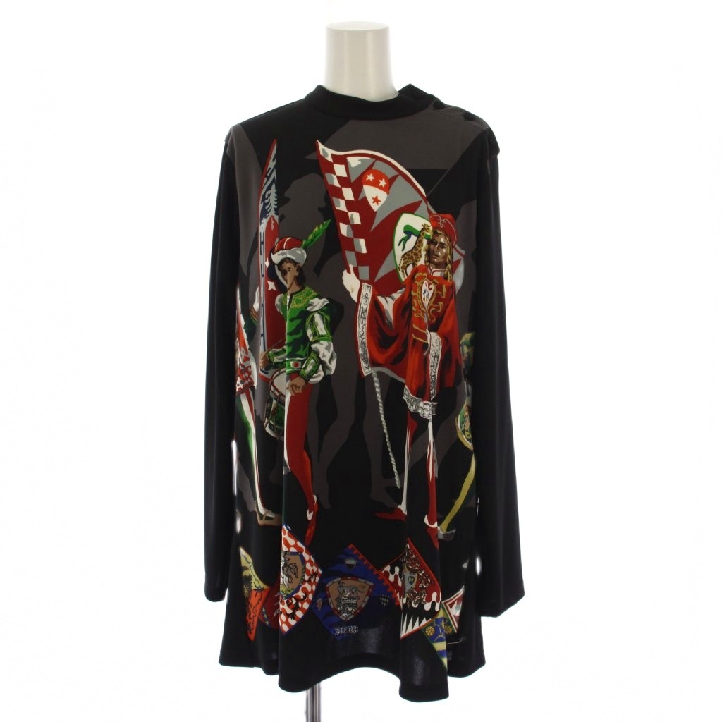 【中古】トクコプルミエヴォル TOKUKO 1er VOL カットソー 長袖 スタンドカラー 総柄 9 黒 /BM レディース 【ベクトル 古着】 260331 13,900円