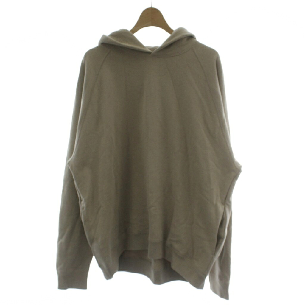 【中古】グラフ記録調査報告 Graphpaper ×LOOPWHEELER 25AW for GP Sweat Parka  調教師 1 ともし火ベージュ 無地 ボンネット付き添い人 長袖 GU253-70702C /GG メンズ 【ベクター 古着】 260331