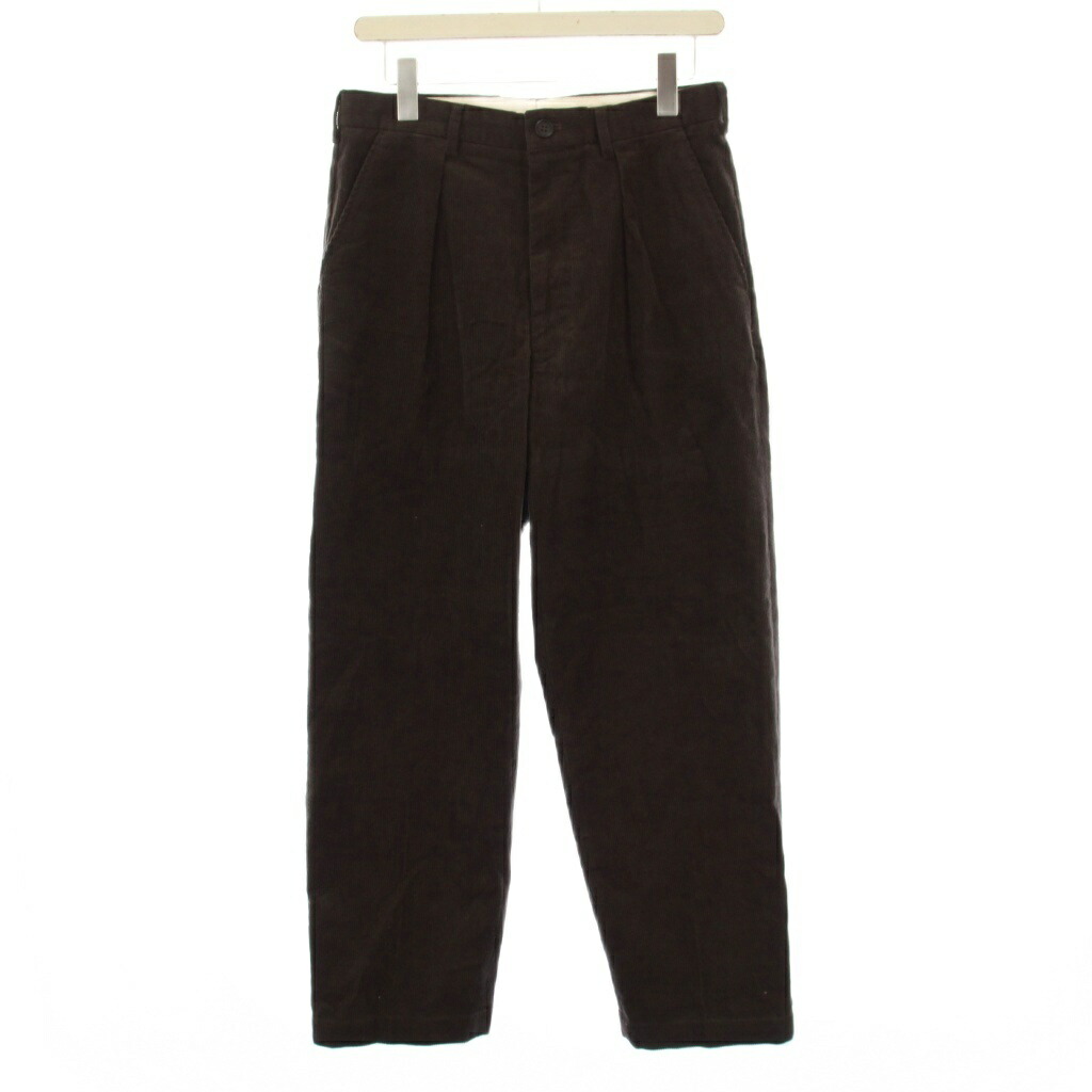 【中古】ジャーナルスタンダード JOURNAL STANDARD 23AW 11W コーデュロイ タックパンツ S 茶 23030600214030 /KH メンズ 【ベクトル 古着】 260405