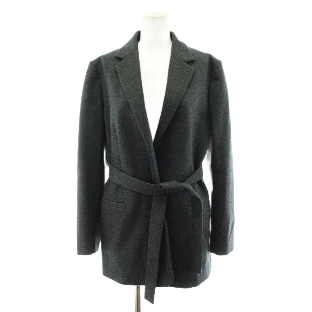 【中古】セオリーリュクス theory luxe ARDENT PRIMIA テーラードジャケット 羊毛 38 薄墨色 2404111 /AN44 レディース 【ベクター 古着】 260401