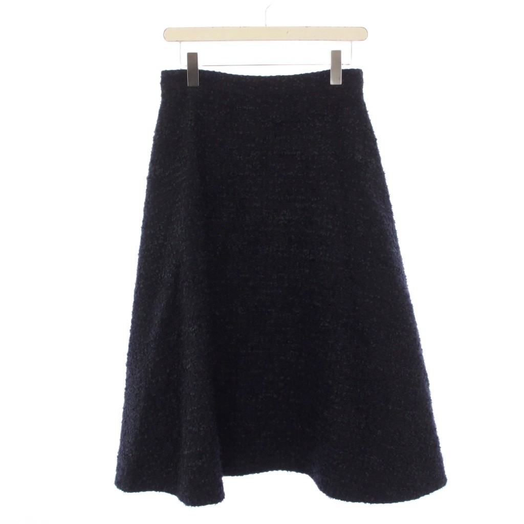 【中古】アール バイ リタ タカハシ R By RITA TAKAHASHI 23AW ファンシーツイードスカート ロング 40 紺 SKRGSW0942 /BM レディース 【ベクトル 古着】 260401