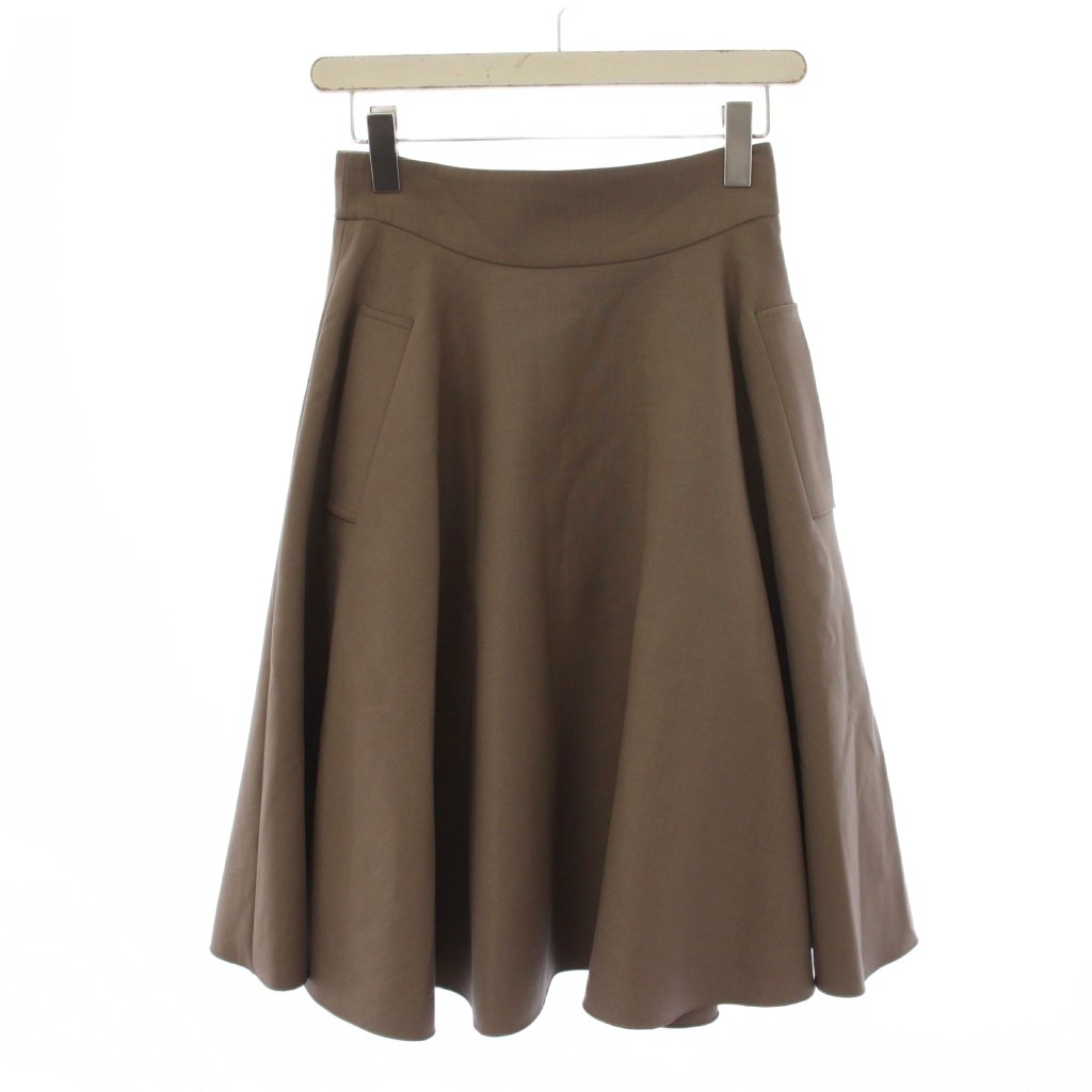 【中古】フォクシー FOXEY Skirt Nicole フレアスカート ひざ丈 ウール 38 茶 41425 /BM レディース 【ベクトル 古着】 260407 7,623円