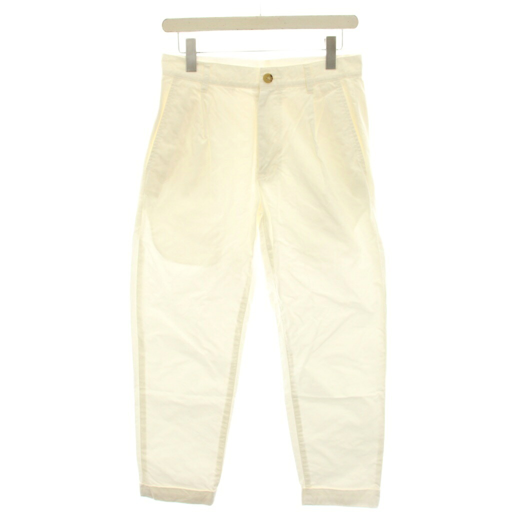 【中古】ビームスプラス BEAMS+ 25SS 1 Pleat 80/3 Twill チノパンツ タック S 白 ホワイト 38-23-0111-874 /HN メンズ 【ベクトル 古着】 260408