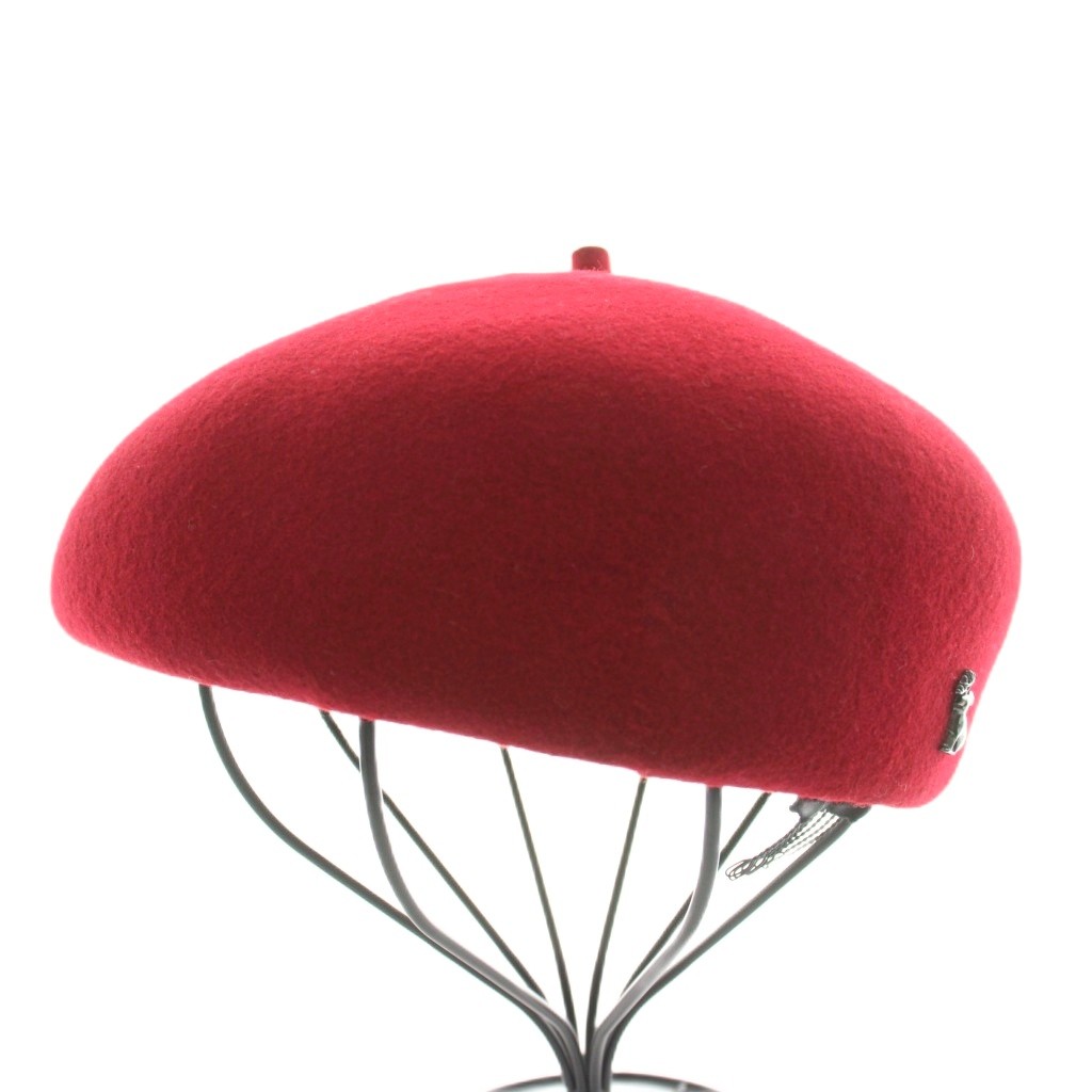 【中古】アース arth Meets akiko JAZZ BERET ベレー帽 帽子 ウール M 赤 レッド 244-021301 /KU レディース 【ベクトル 古着】 260409