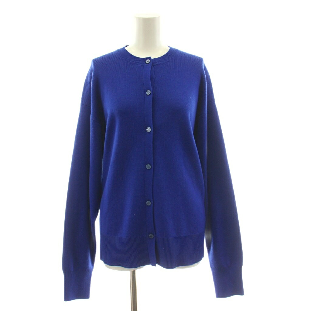 【中古】エーピーストゥディオ AP STUDIO 23AW wool C/N cardigan 編み物ジレー 長袖 労働者の一団素っ首 羊毛 青 青み 23080586600030 /KU レディース 【ベクター 古着】 260413