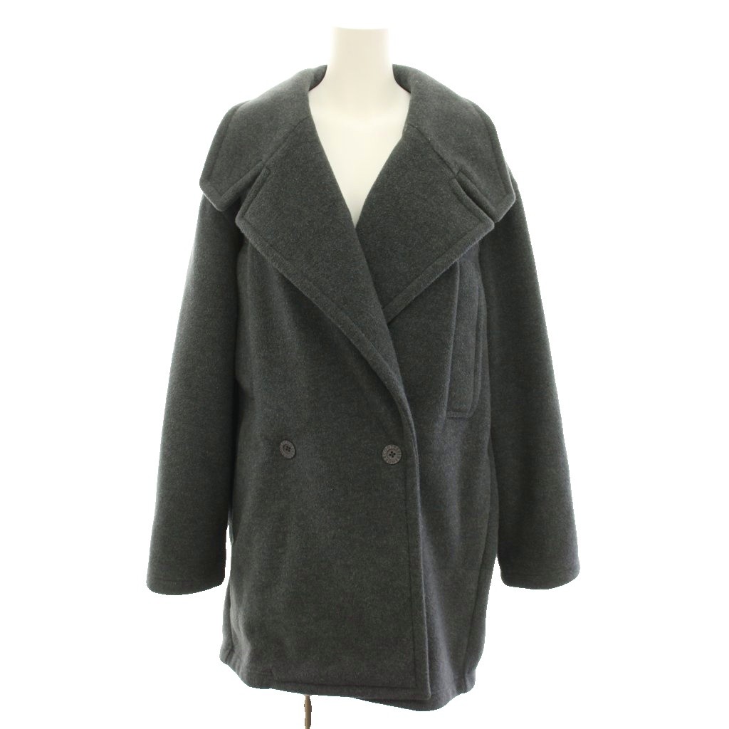 【中古】コグ ザ ビッグスモーク COGTHEBIGSMOKE カーターピーコート KARTER PEA COAT Pコート アウター グレー 11802-196-1116 /YT レディース 【ベクトル 古着】 260409
