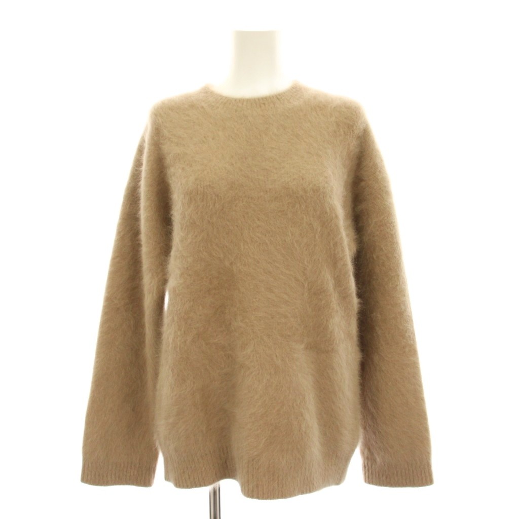 【中古】ドゥーズィエムクラス DEUXIEME CLASSE エブリデイアイライク EVERYDAY I LIKE 23AW DUET ニット セーター 長袖 ベージュ ブラウン 無地 クルーネック 23080500839030 /YM レディース 【ベクトル 古着】 260414｜ブランド古着ベクトルプレミアム店