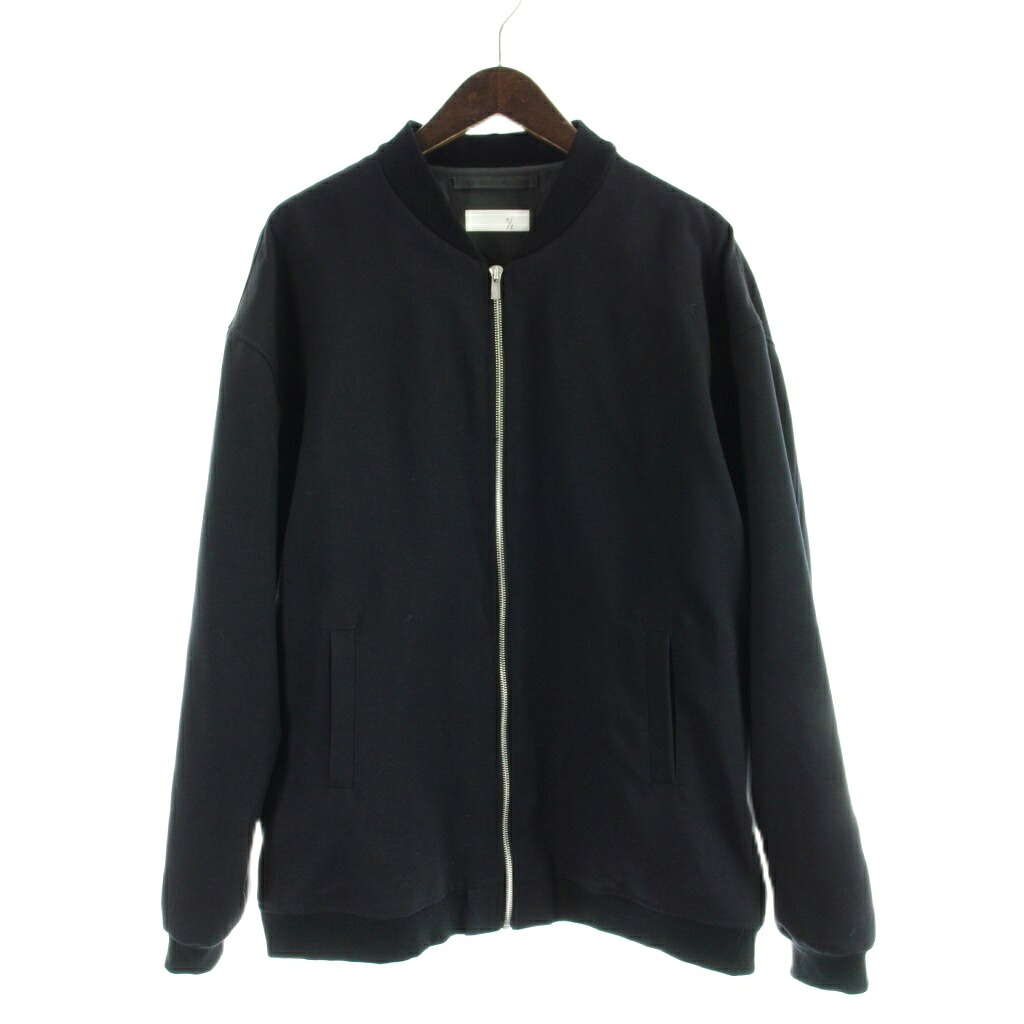 【中古】トランスファレンス TrAnsference T/F Lv6 上衣 上衣 前掛け 厚地の外套 黒 黒いこと 無地 長袖 ジップアップ /AP レディース 【ベクター 古着】 260415 レディースファッション-コート・ジャケット
